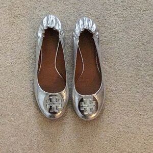 Tory Burch, size 8, Silver